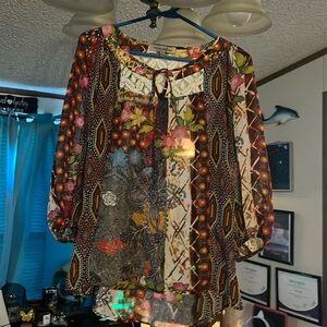 Shear Figueroa & flower shirt